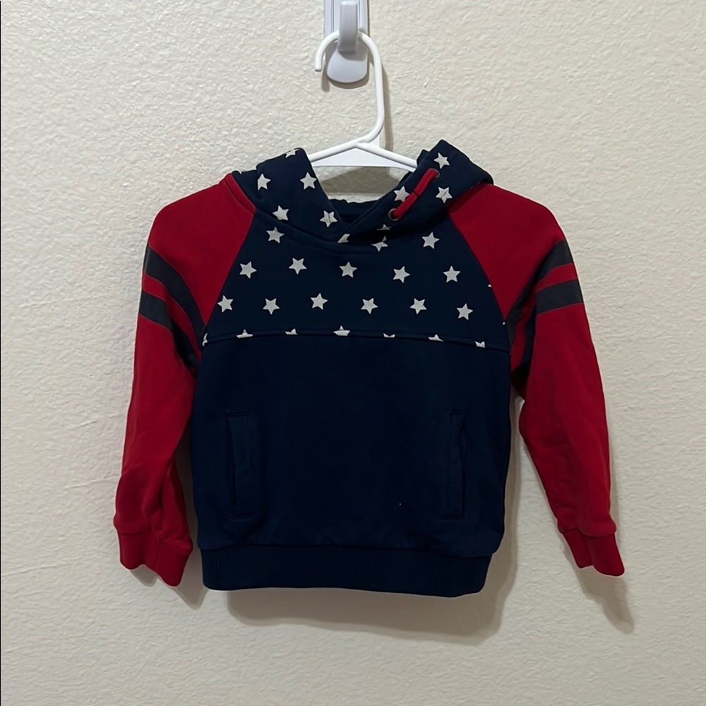 Mayoral Red and Blue Polka Dot Sweatshirt